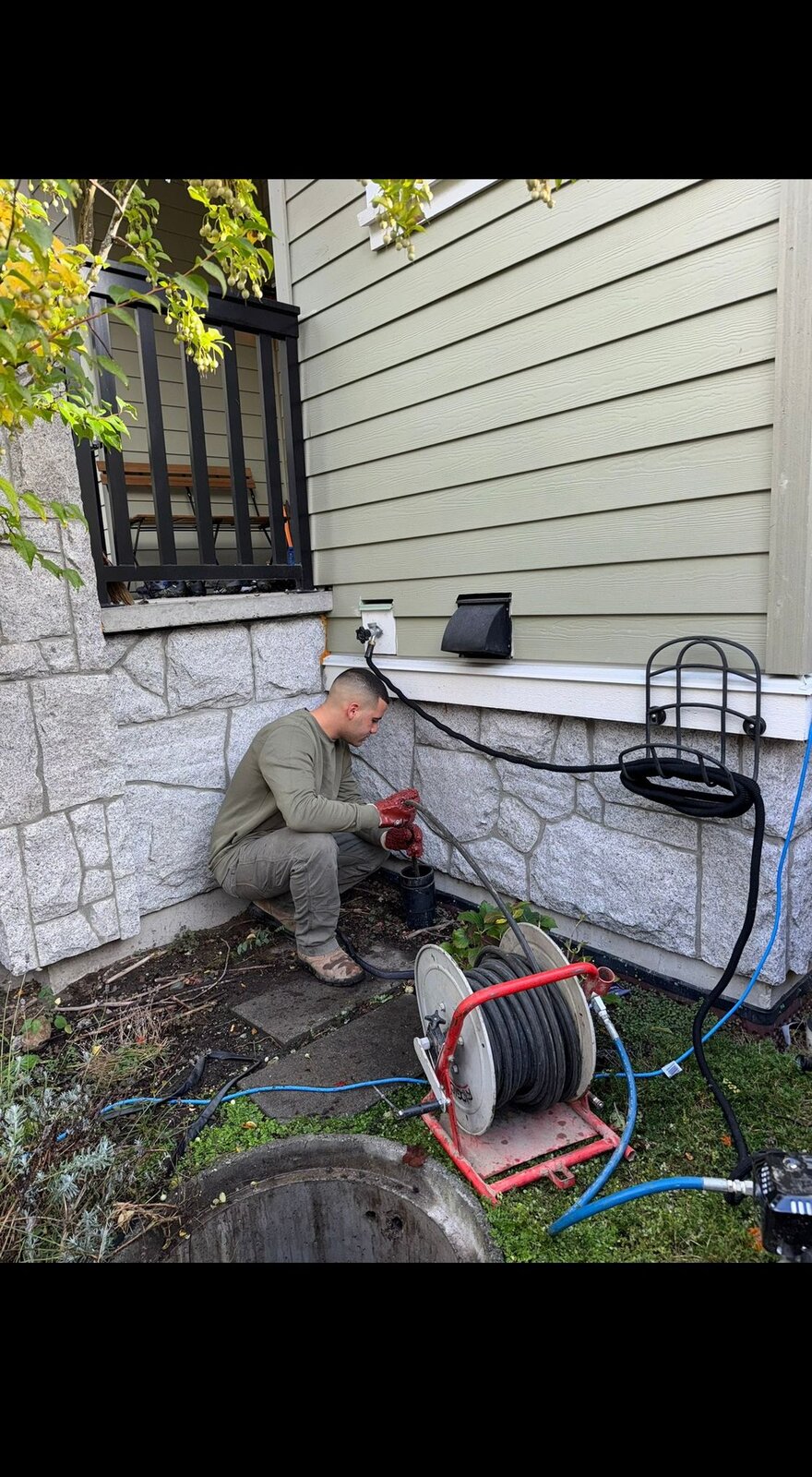 HYDROPRO hydro-jet drain cleaning at a Vancouver home